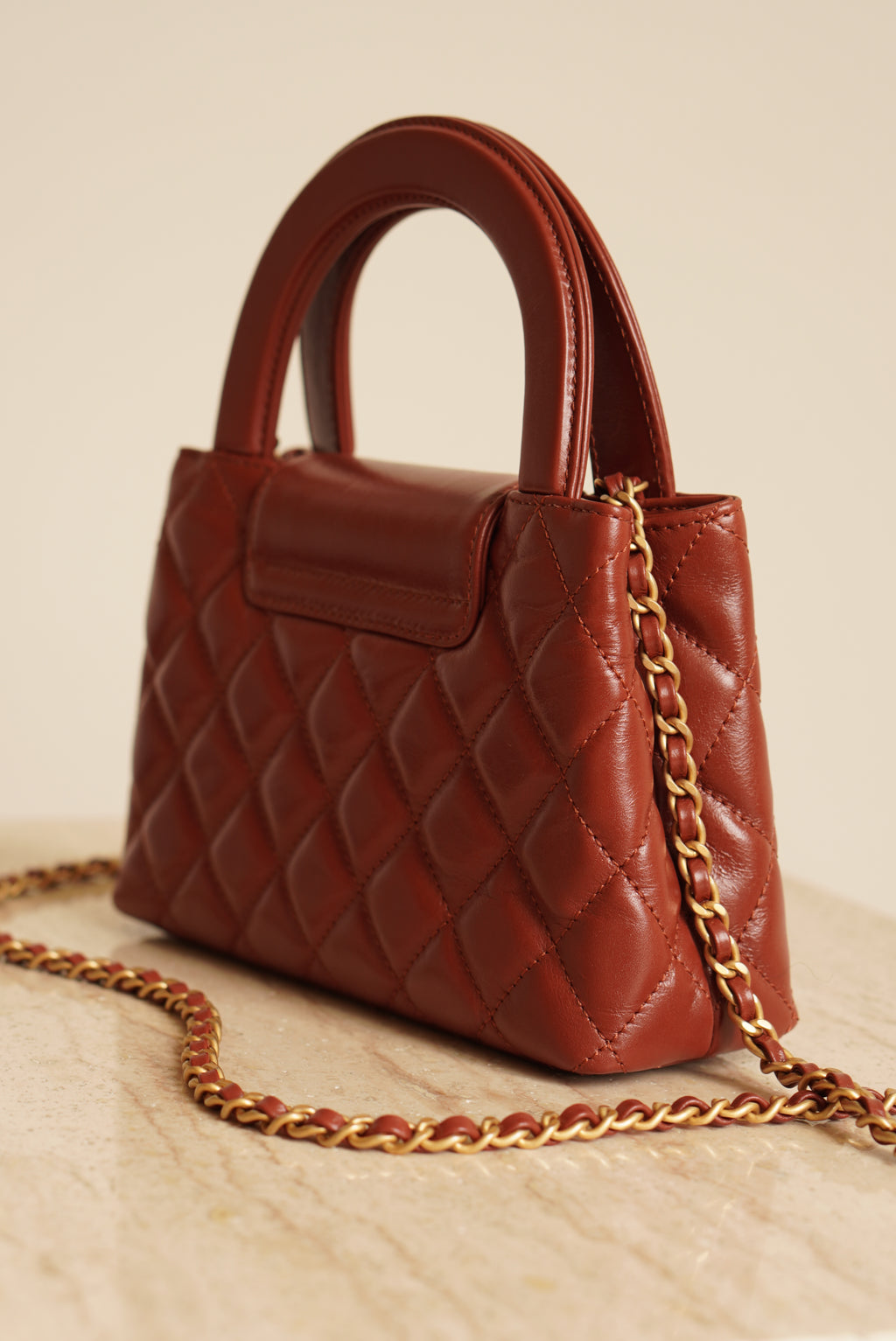 CHANEL 24A KELLY NANO | BROWN