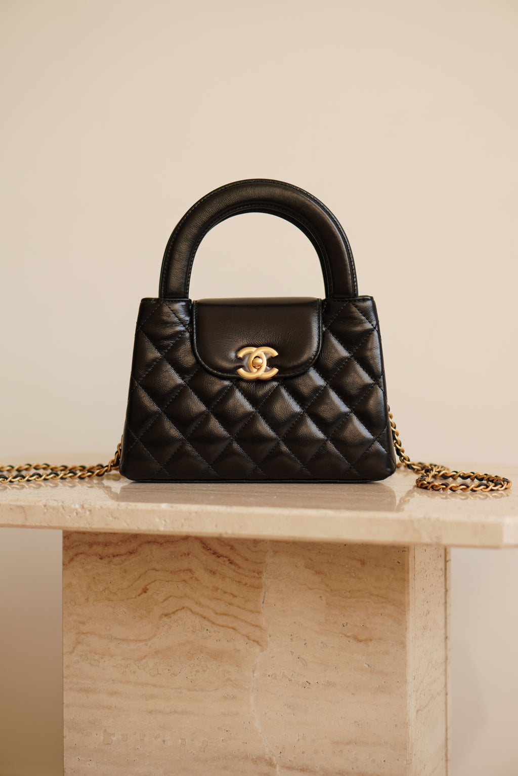 CHANEL 25C KELLY NANO | BLACK