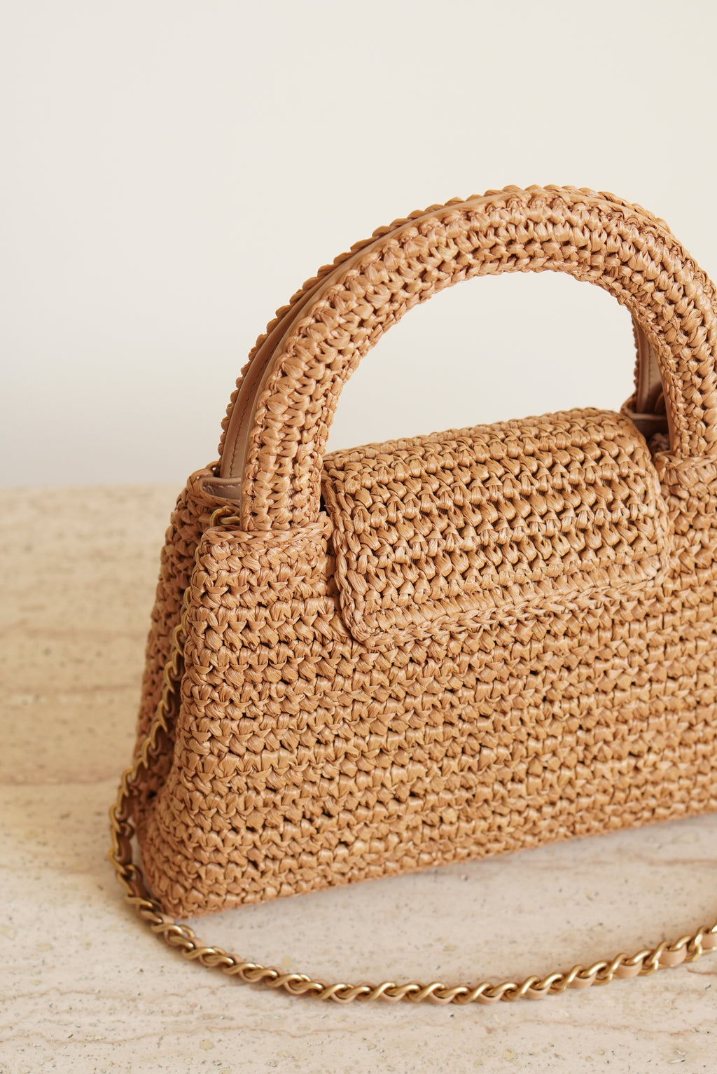 CHANEL 26C KELLY NANO | RAFFIA