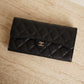 CHANEL LONG FLAP WALLET | BLACK