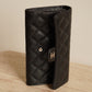 CHANEL LONG FLAP WALLET | BLACK