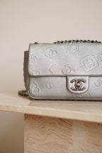 CHANEL LUCKY CHARMS SINGLE FLAP | SILVER