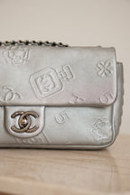 CHANEL LUCKY CHARMS SINGLE FLAP | SILVER