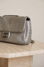 CHANEL LUCKY CHARMS SINGLE FLAP | SILVER