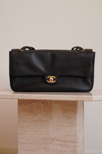 CHANEL 26S MAXI FLAP 32CM  | BLACK