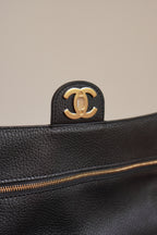 CHANEL 26S MAXI FLAP 32CM  | BLACK