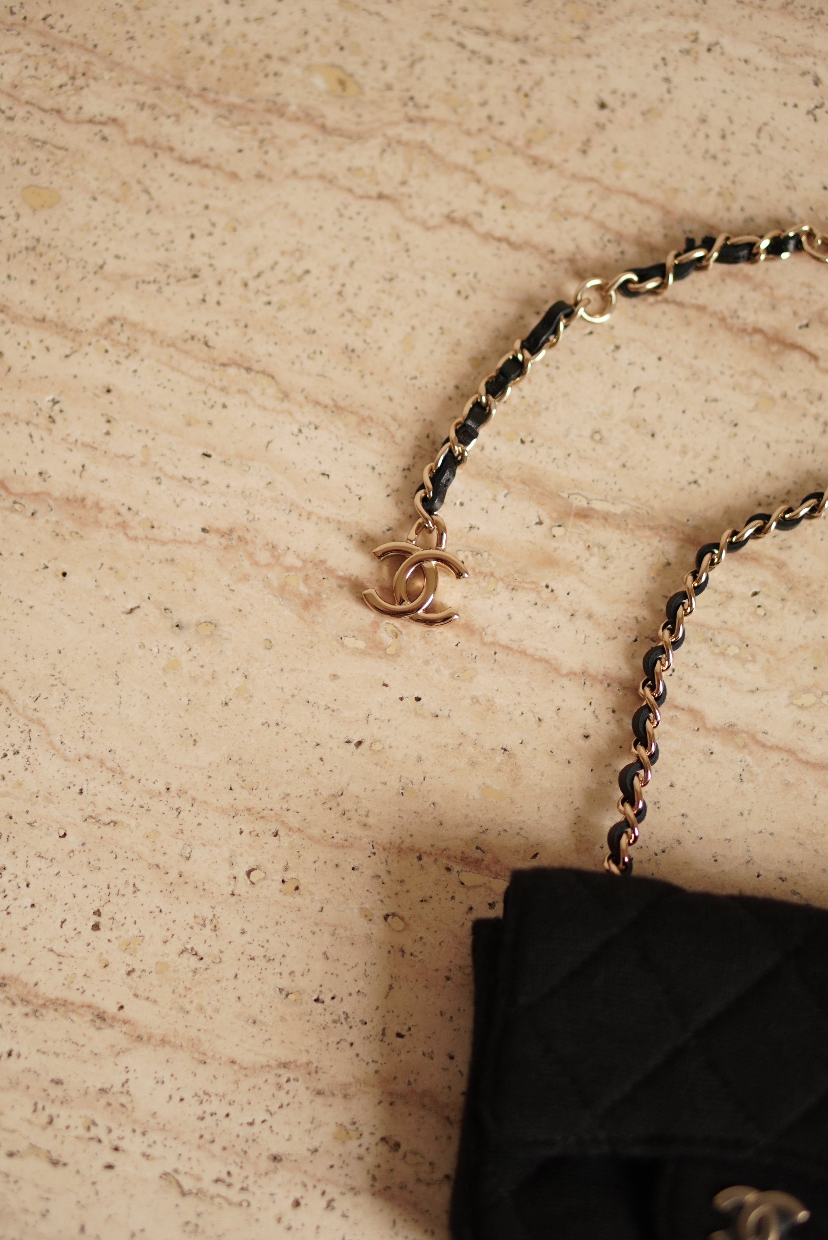 CHANEL MINI BELT BAG | BLACK