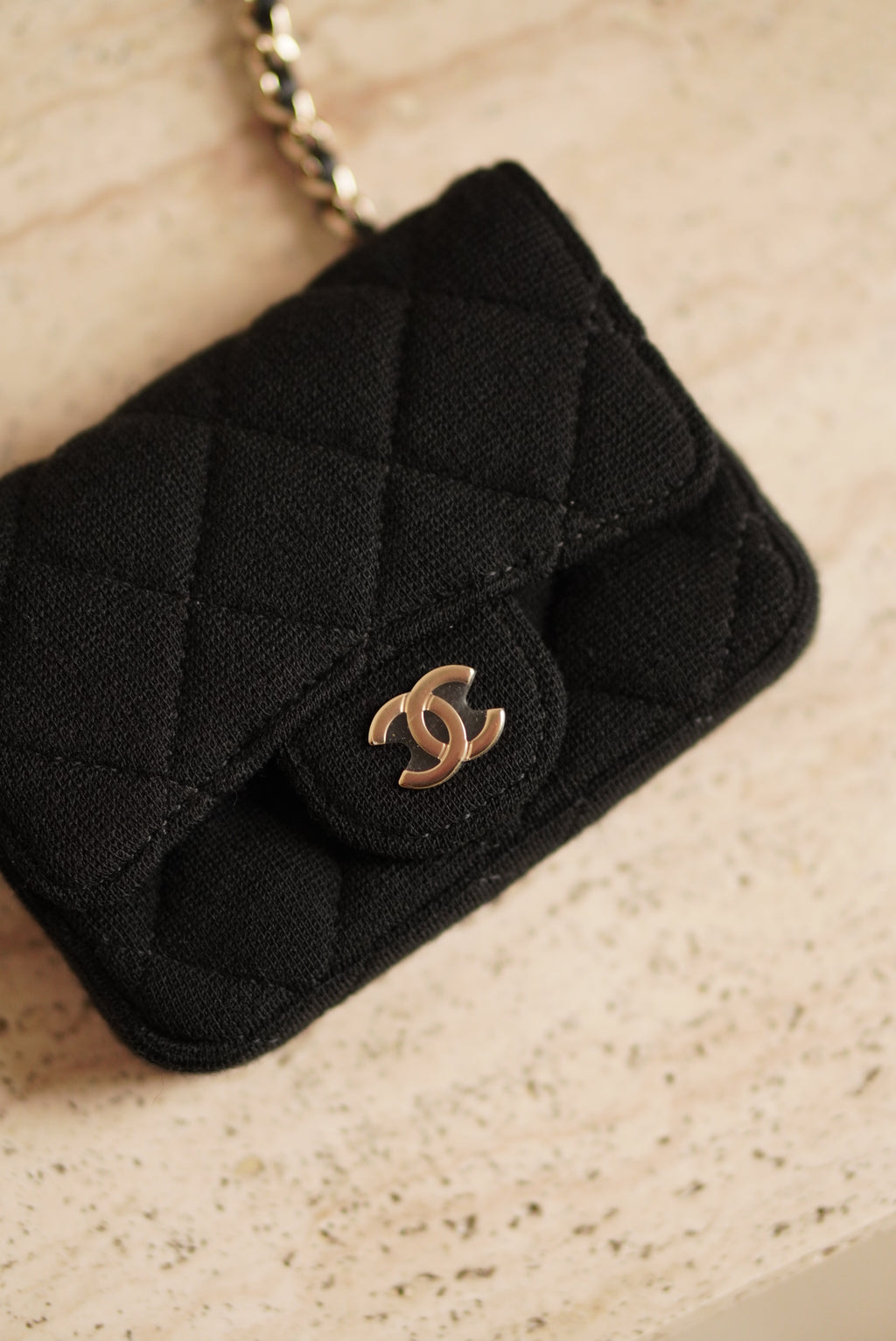 CHANEL MINI BELT BAG | BLACK