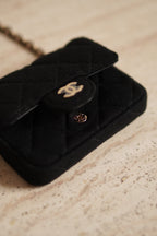 CHANEL MINI BELT BAG | BLACK