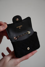 CHANEL MINI BELT BAG | BLACK