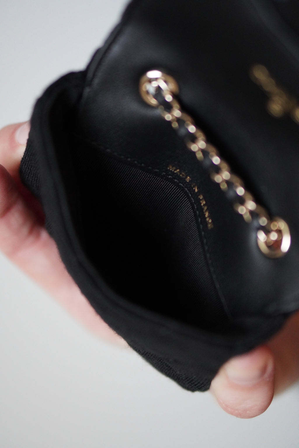 CHANEL MINI BELT BAG | BLACK