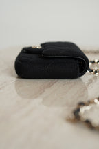 CHANEL MINI BELT BAG | BLACK