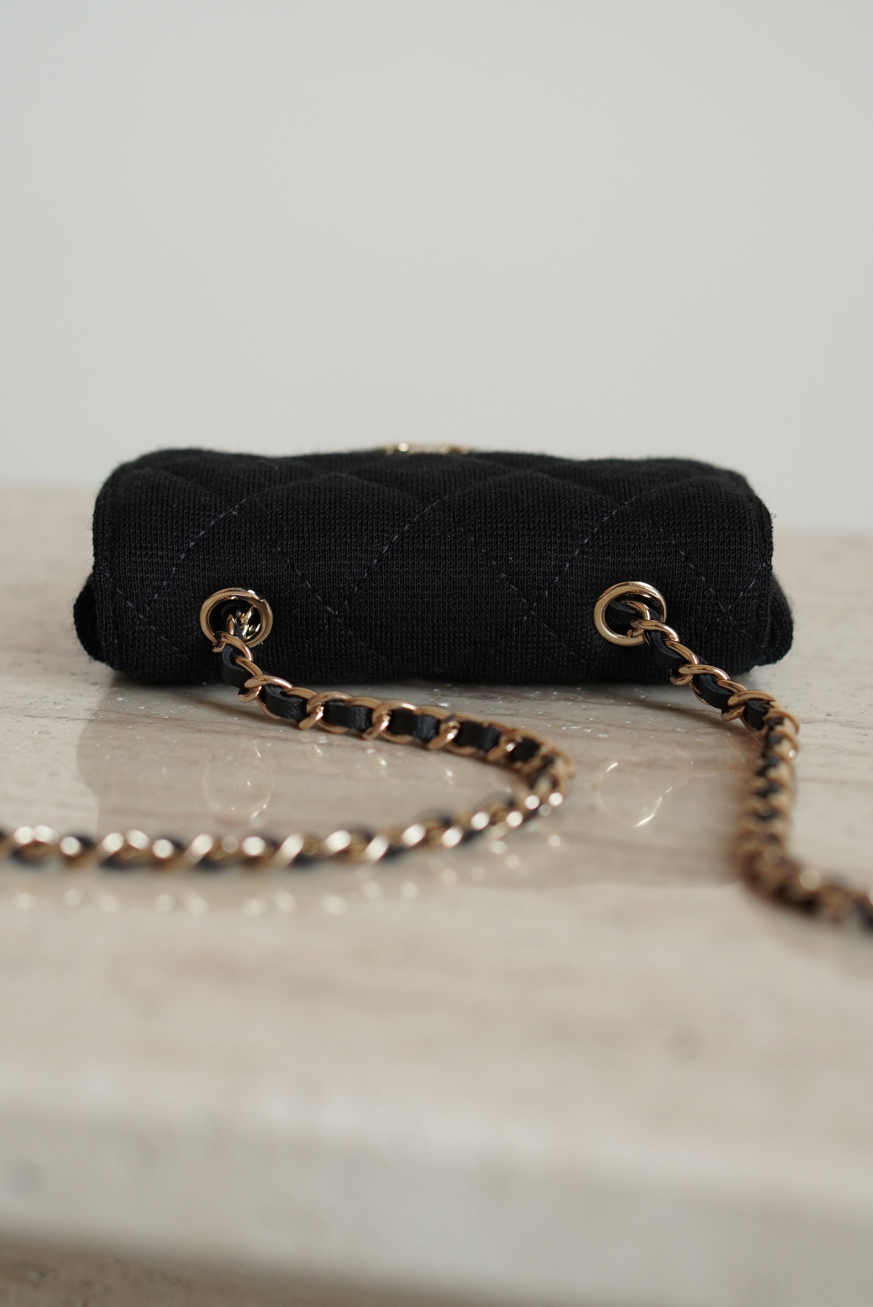 CHANEL MINI BELT BAG | BLACK