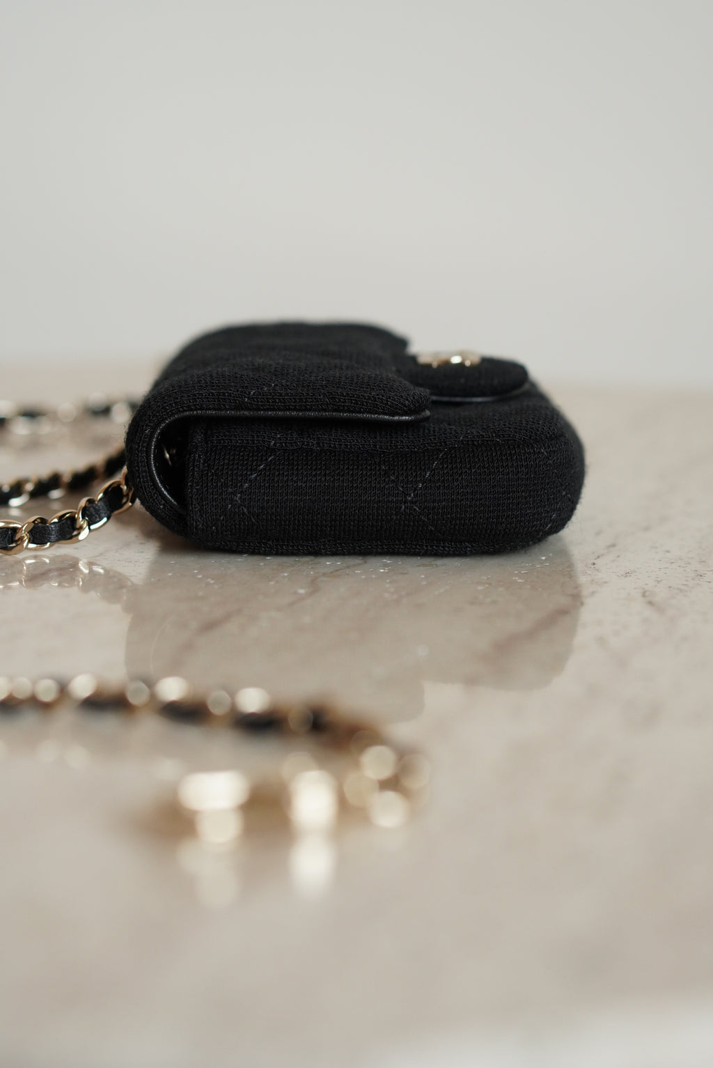 CHANEL MINI BELT BAG | BLACK