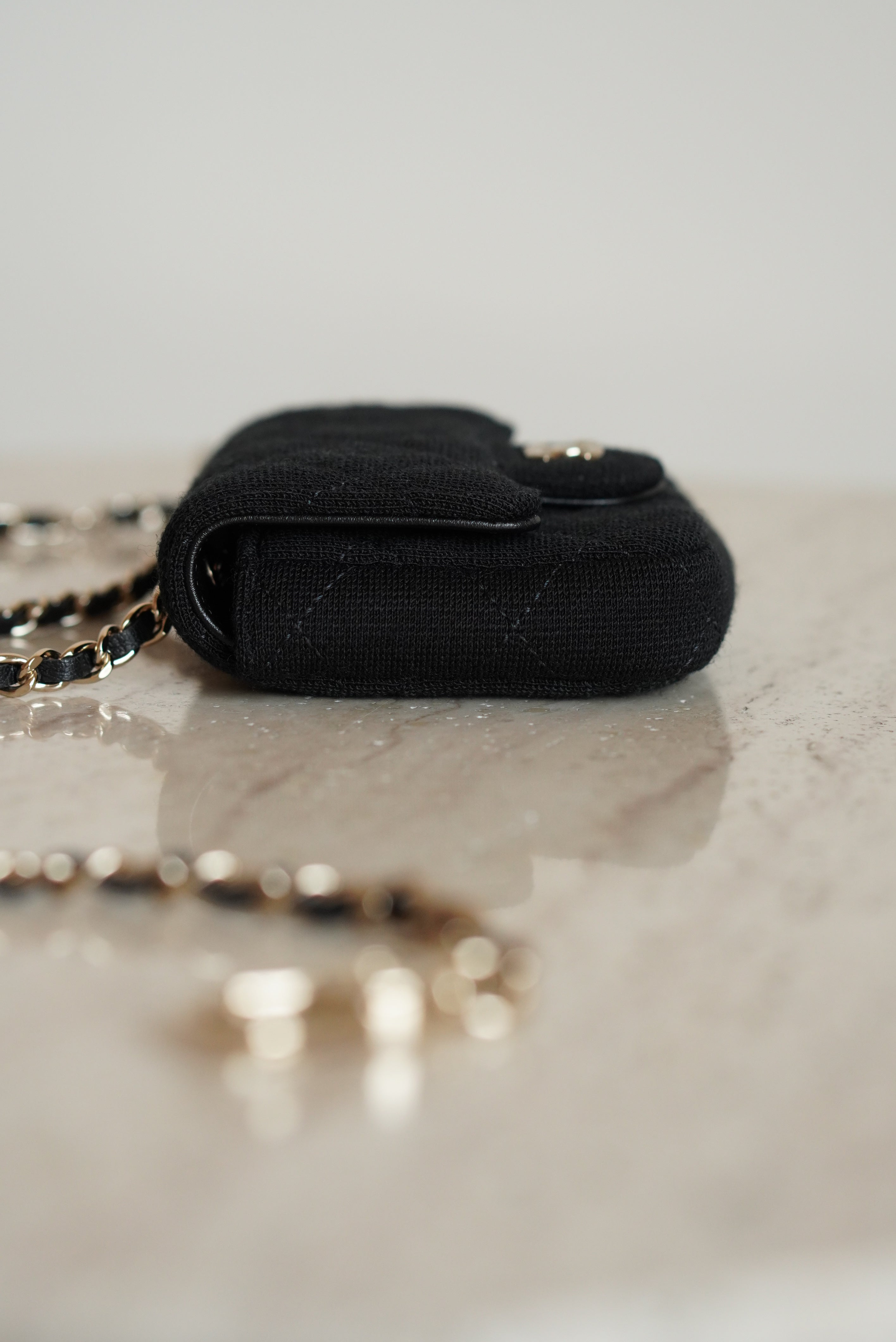 CHANEL MINI BELT BAG | BLACK