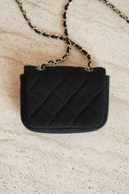 CHANEL MINI BELT BAG | BLACK