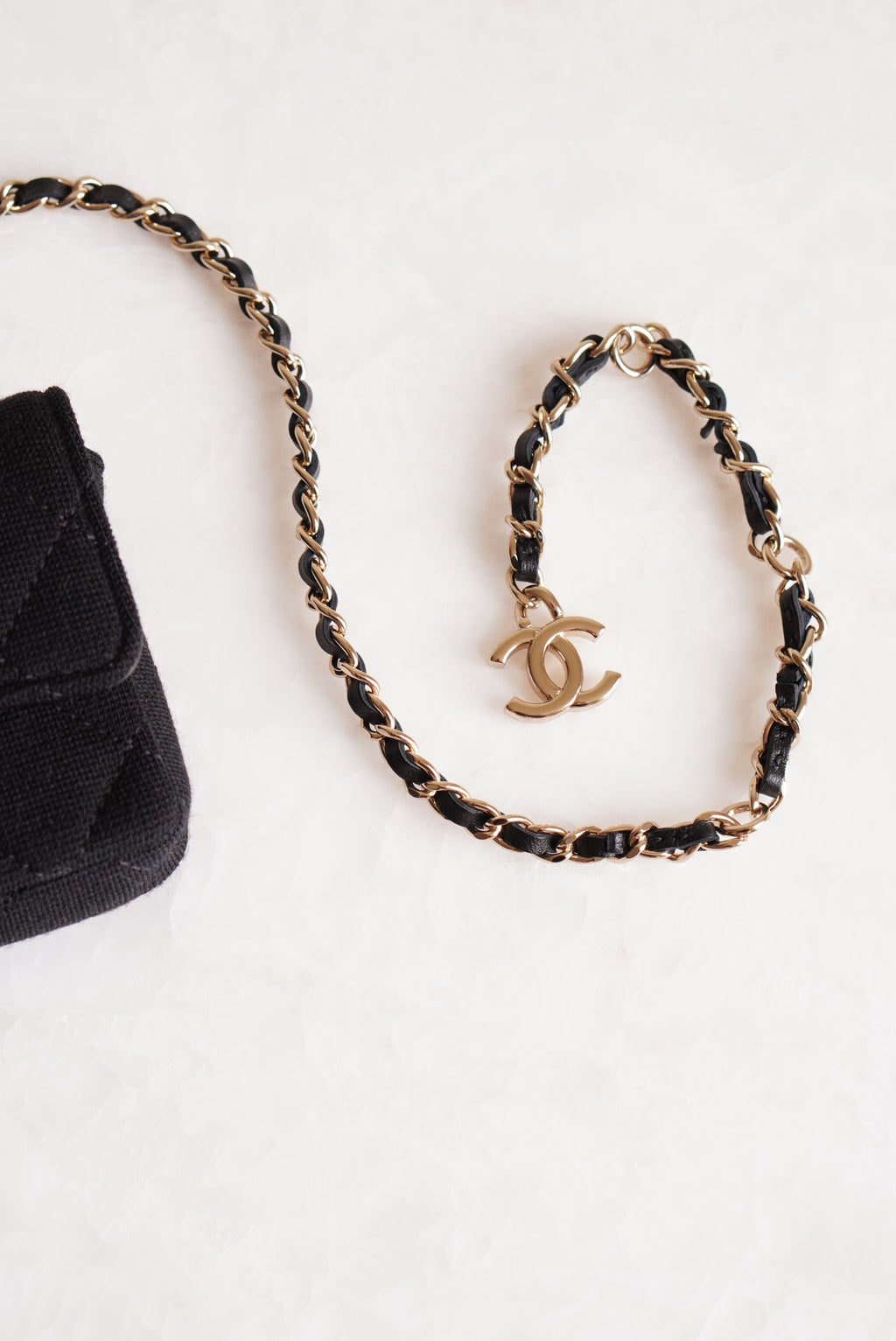 CHANEL MINI BELT BAG | BLACK