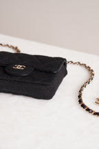 CHANEL MINI BELT BAG | BLACK