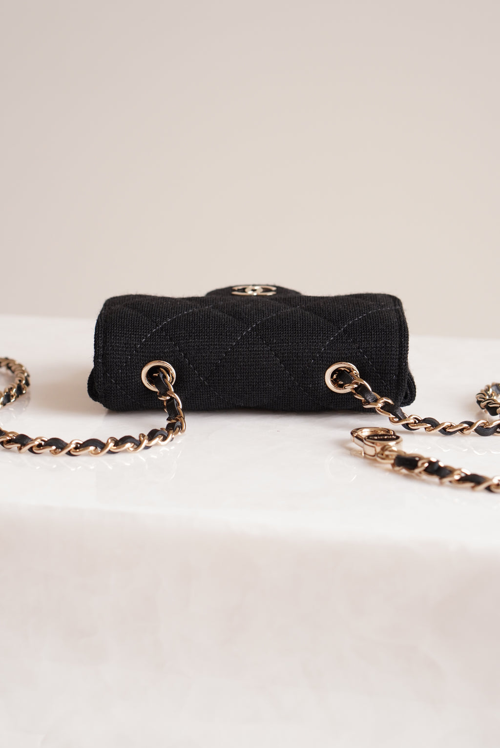 CHANEL MINI BELT BAG | BLACK