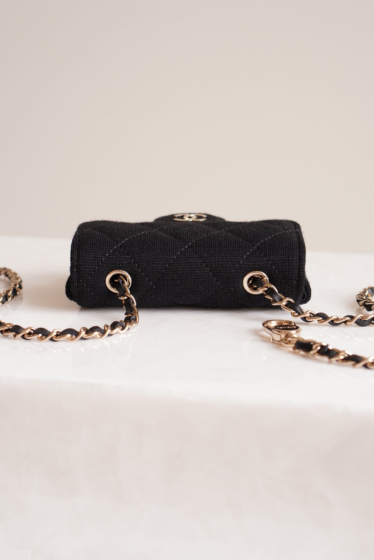 CHANEL MINI BELT BAG | BLACK