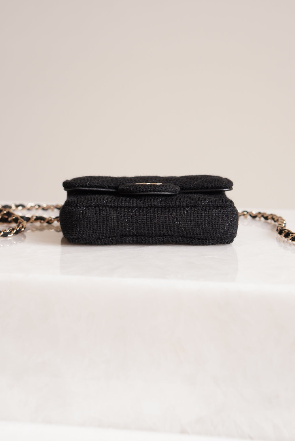 CHANEL MINI BELT BAG | BLACK