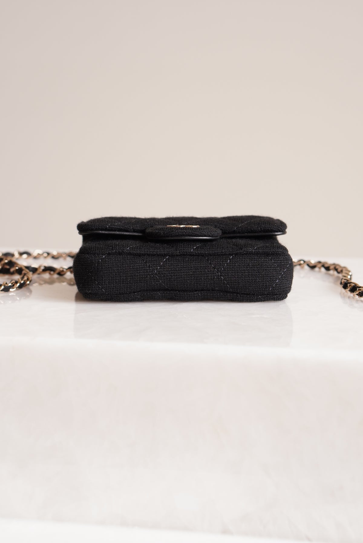 CHANEL MINI BELT BAG | BLACK