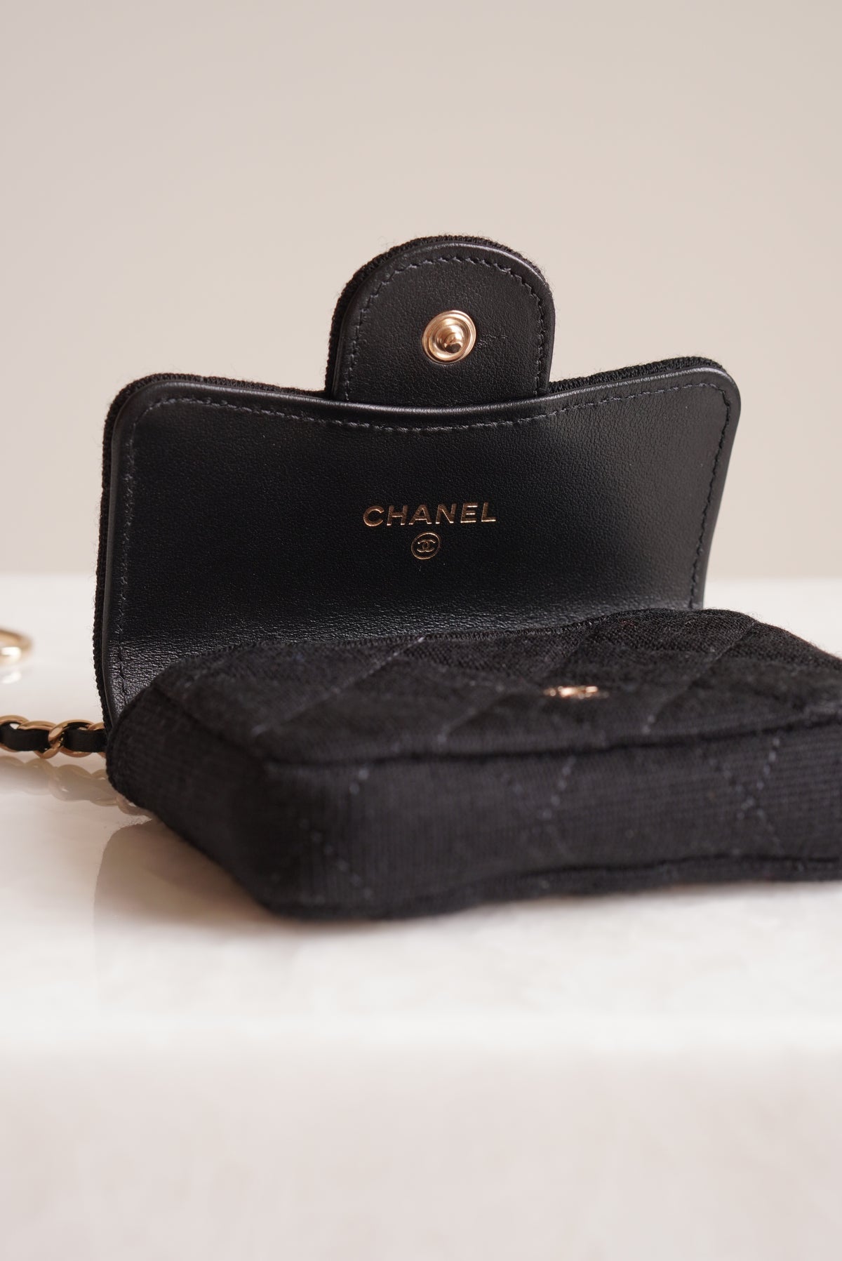 CHANEL MINI BELT BAG | BLACK