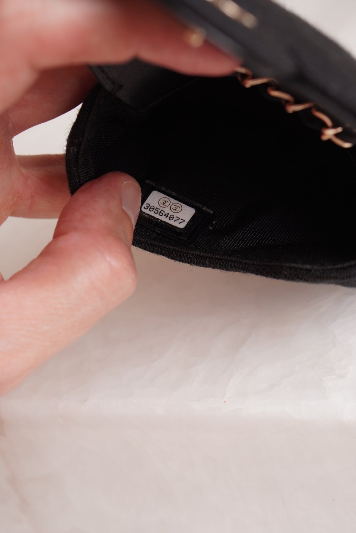 CHANEL MINI BELT BAG | BLACK