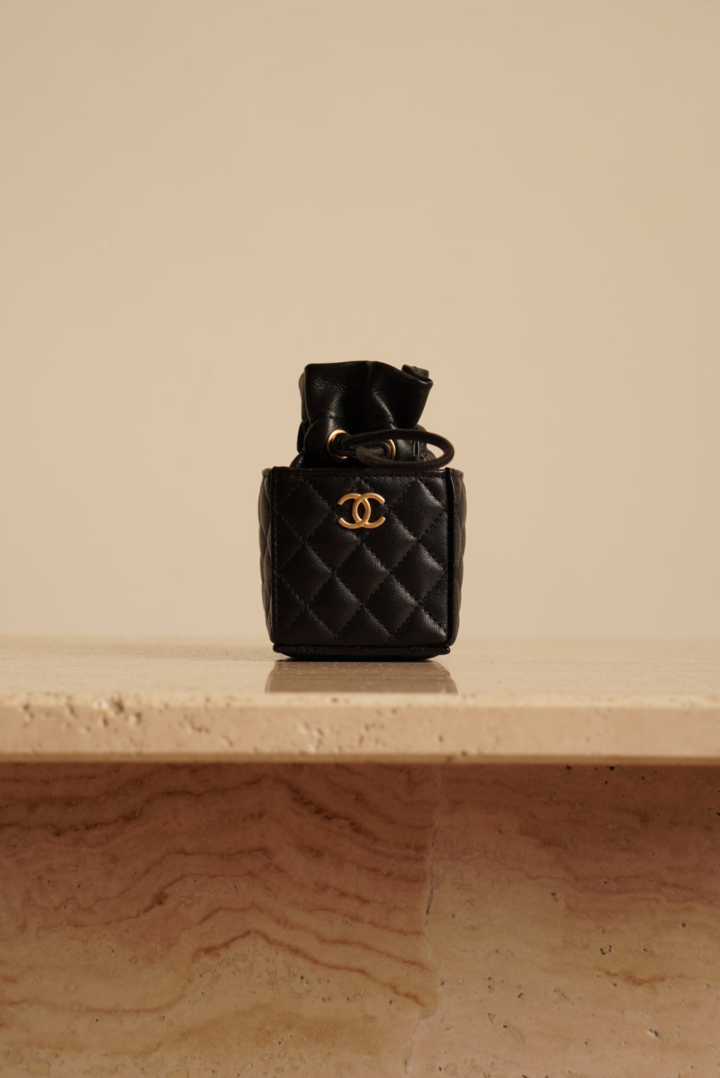 CHANEL MINI DRAWSTRING BUCKET