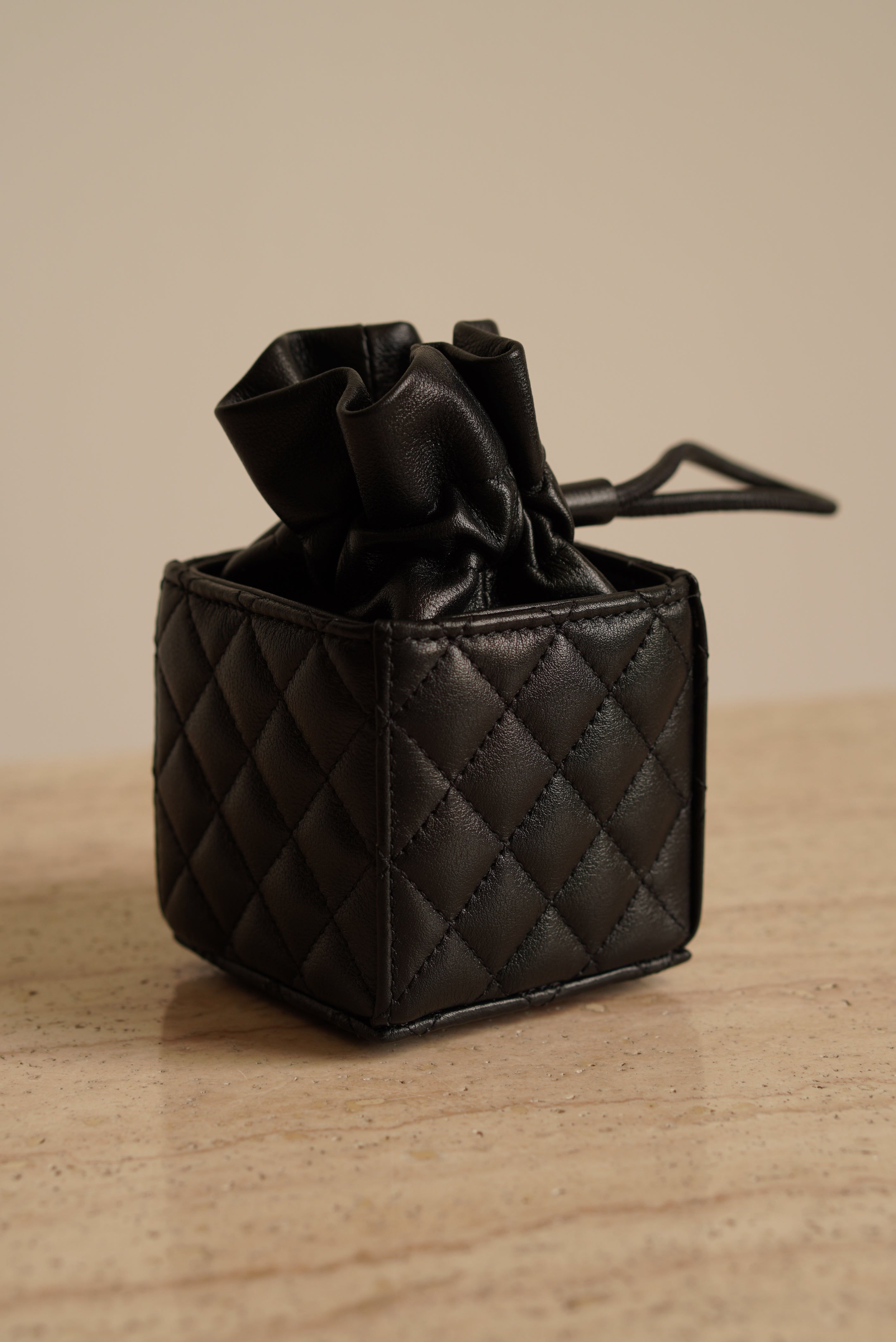 CHANEL MINI DRAWSTRING BUCKET