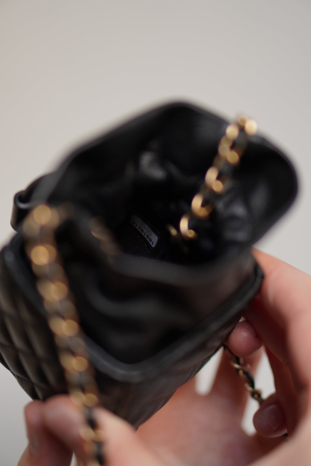 CHANEL MINI DRAWSTRING BUCKET