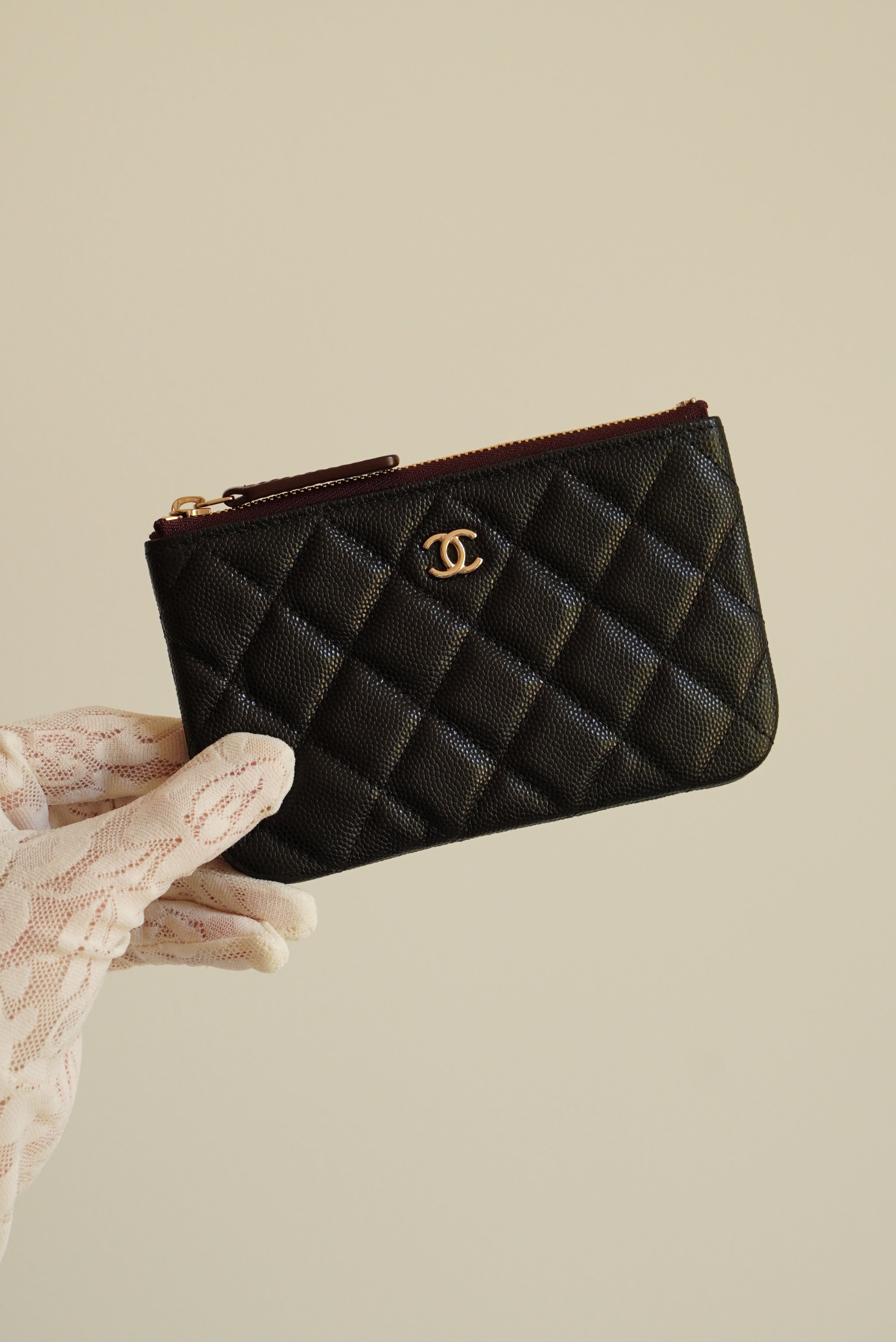 CHANEL MINI O CASE | BLACK