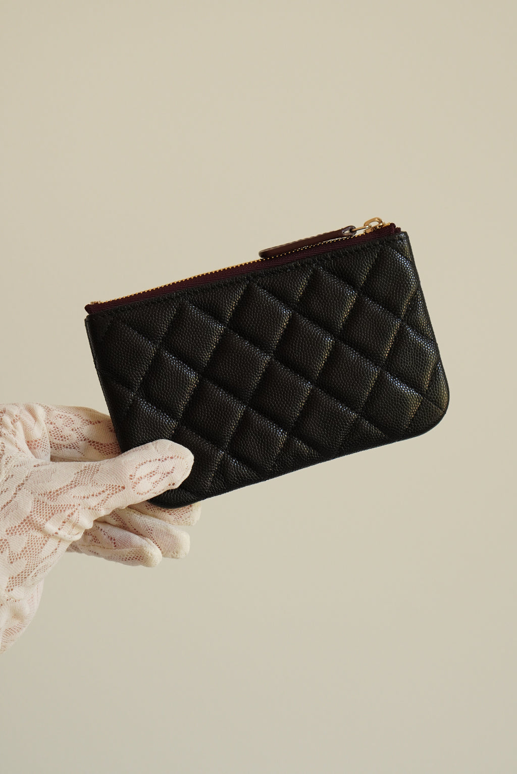 CHANEL MINI O CASE | BLACK