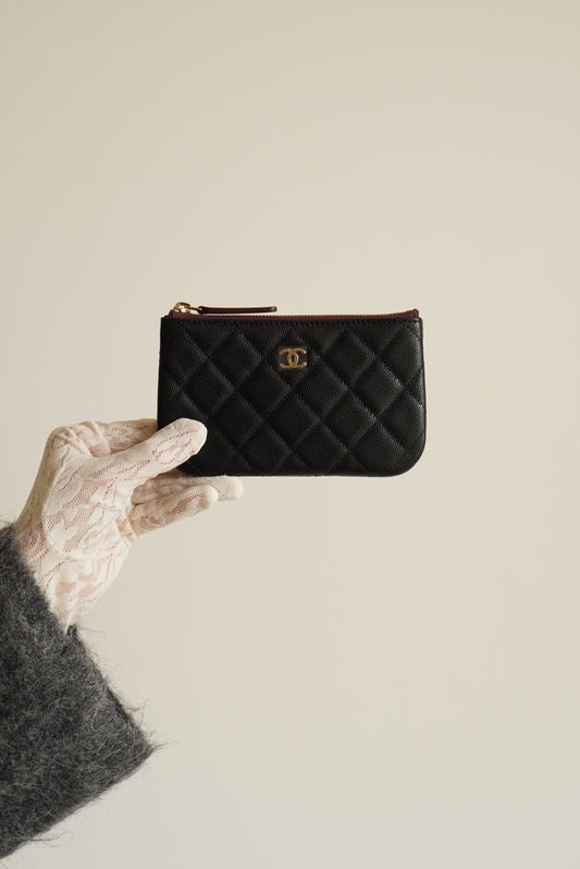 CHANEL MINI O CASE | BLACK