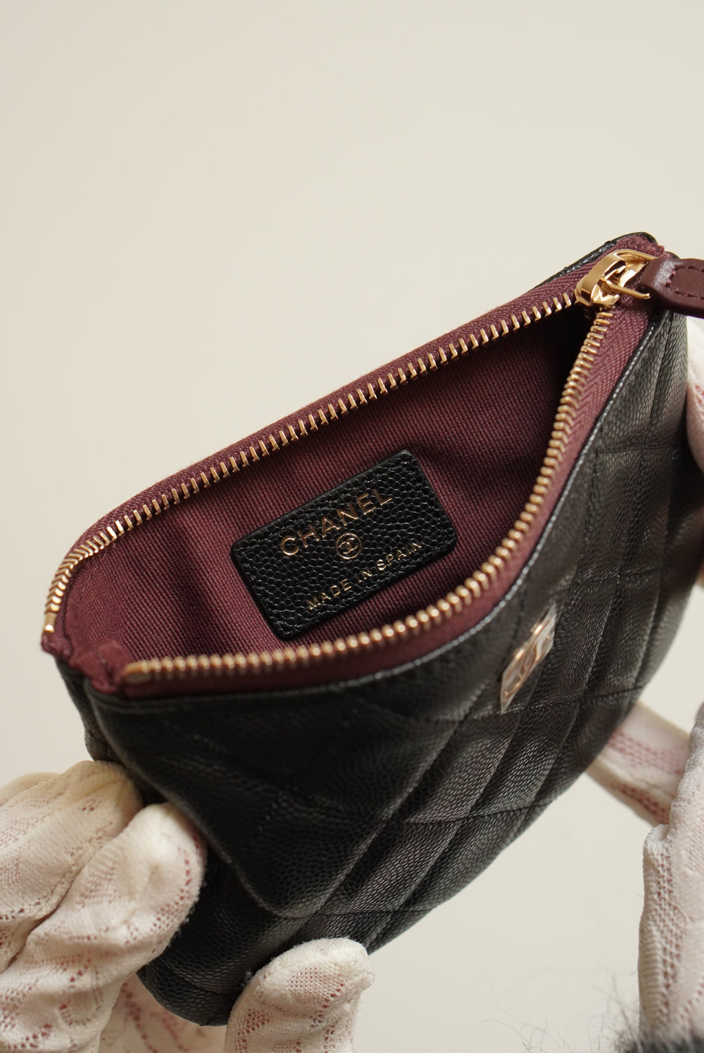 CHANEL MINI O CASE | BLACK