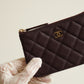CHANEL MINI O CASE | AUBERGINE
