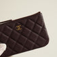 CHANEL MINI O CASE | AUBERGINE