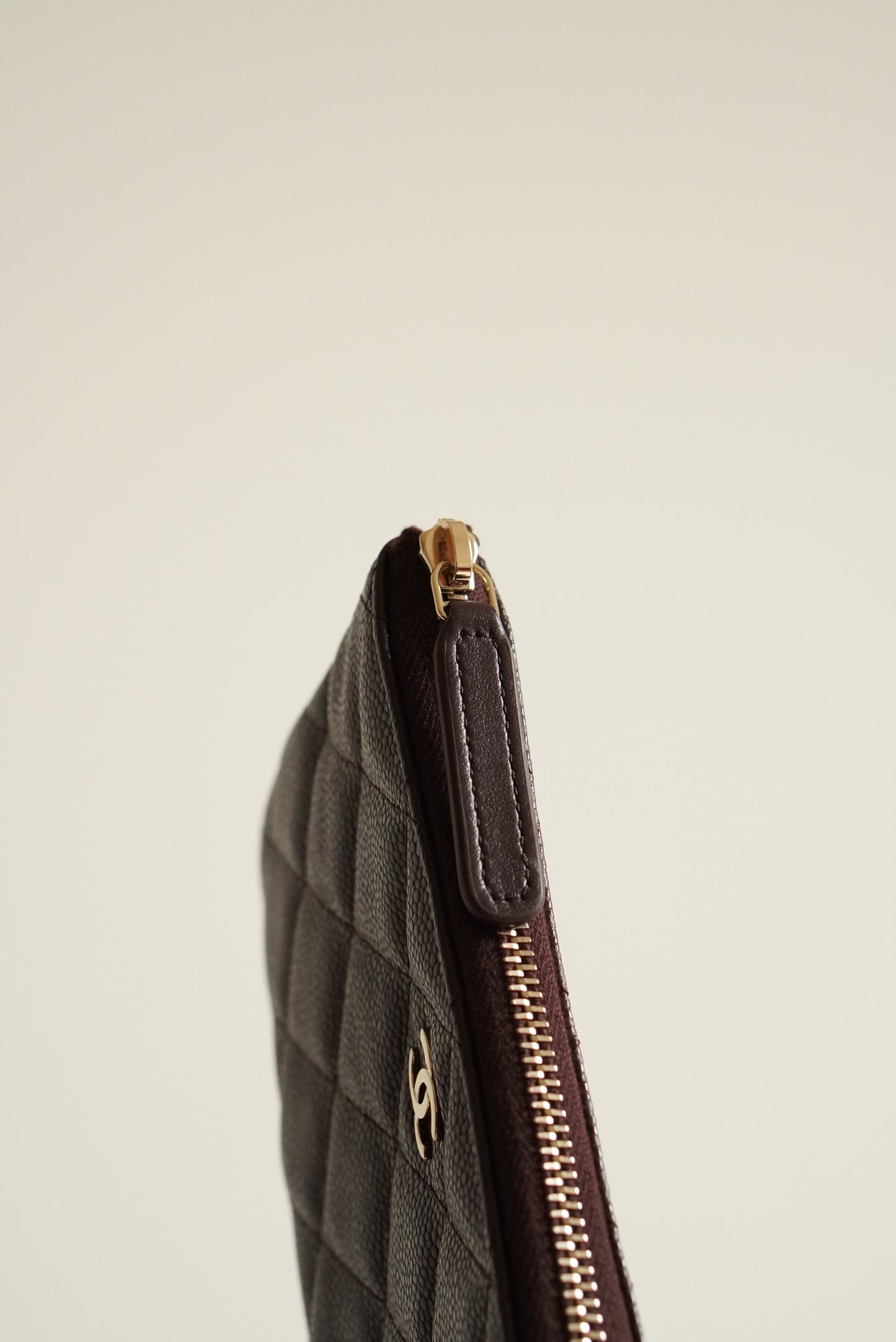 CHANEL MINI O CASE | AUBERGINE