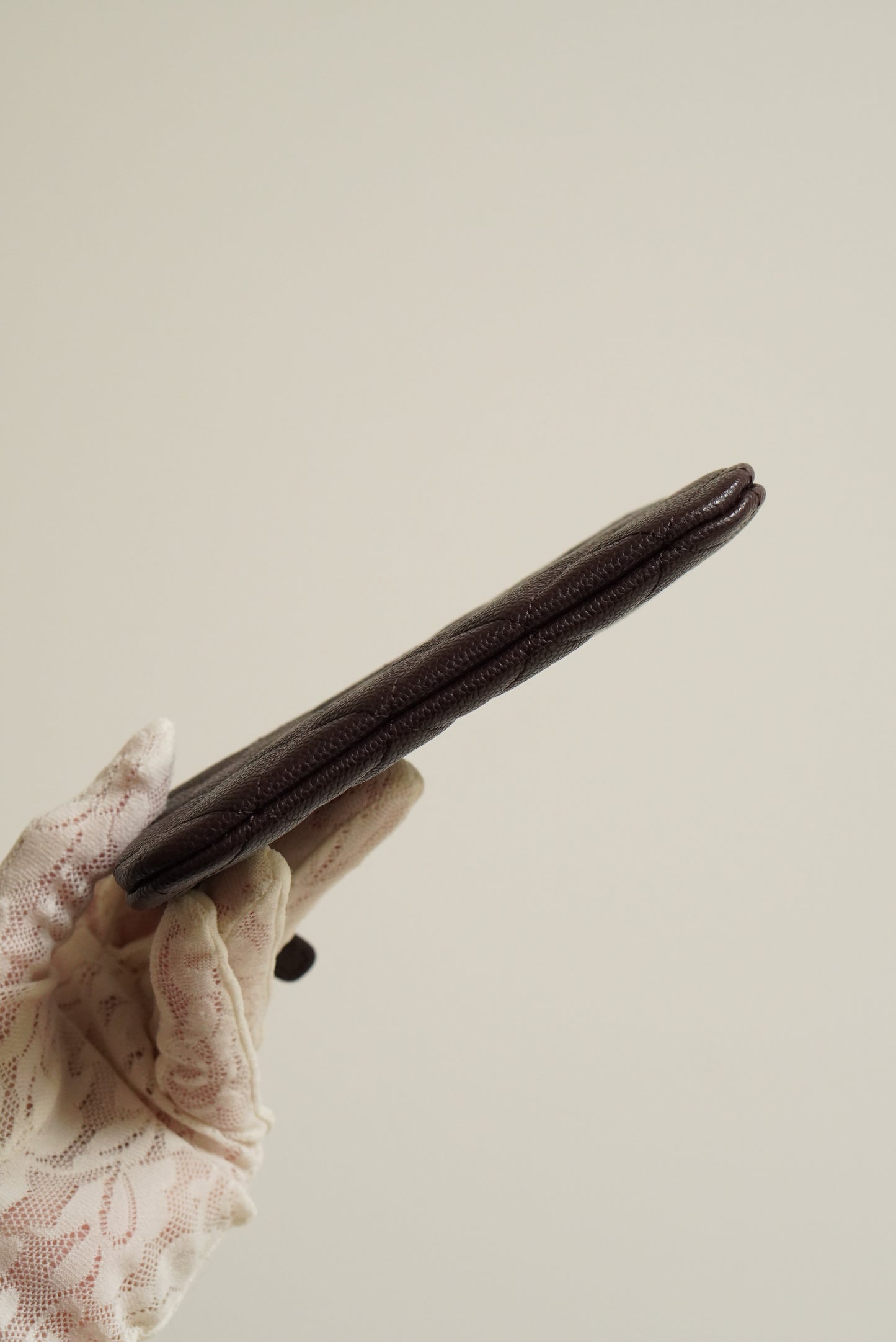 CHANEL MINI O CASE | AUBERGINE