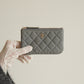 CHANEL MINI O CASE | GREY