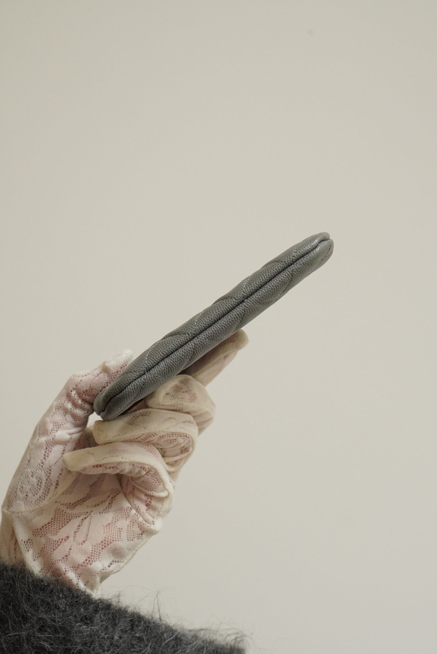 CHANEL MINI O CASE | GREY