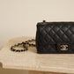 CHANEL 17C MINI RECTANGULAR | BLACK