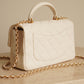 CHANEL 21S MINI RECTANGULAR TOP HANDLE | WHITE