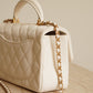 CHANEL 21S MINI RECTANGULAR TOP HANDLE | WHITE