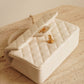 CHANEL 21S MINI RECTANGULAR TOP HANDLE | WHITE