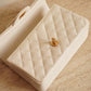 CHANEL 21S MINI RECTANGULAR TOP HANDLE | WHITE