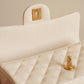 CHANEL 21S MINI RECTANGULAR TOP HANDLE | WHITE
