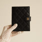 CHANEL 25S PASSPORT HOLDER | BLACK