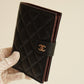 CHANEL 25S PASSPORT HOLDER | BLACK