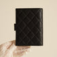 CHANEL 25S PASSPORT HOLDER | BLACK